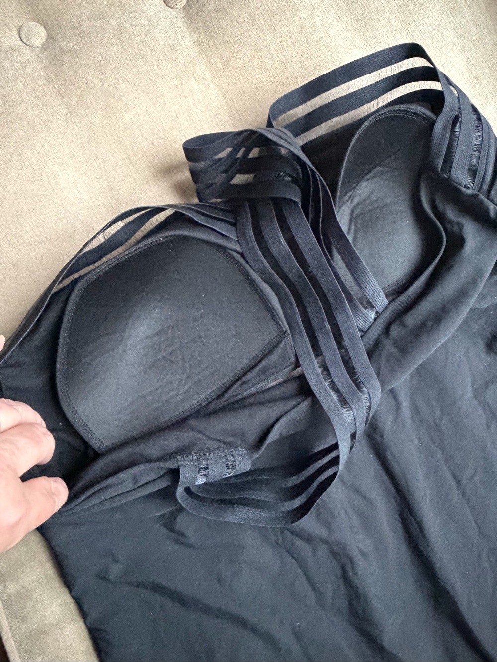Apt. 9 Black Strappy One-Piece Swimsuit - Women Swim - Picture 5 of 7
